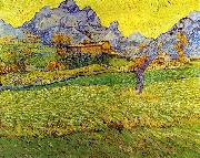 Vincent Van Gogh Meadow in the Mountains Le Mas de Saint Paul France oil painting artist